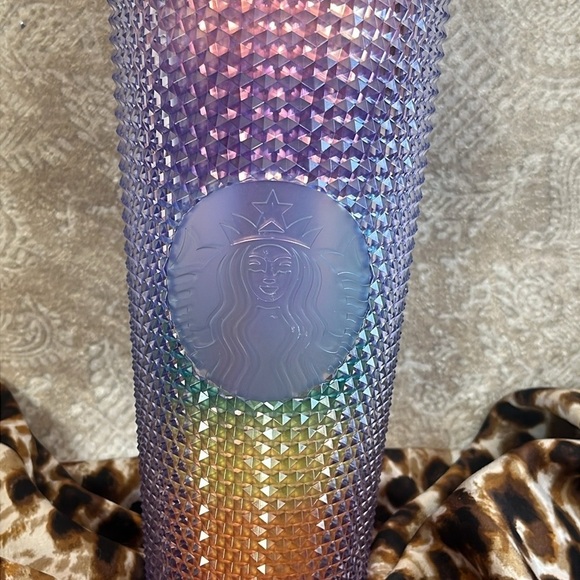 Brand New Starbucks x Sofie Birkin Iridescent Rainbow Studded 24oz Venti Tumbler - Picture 6 of 16